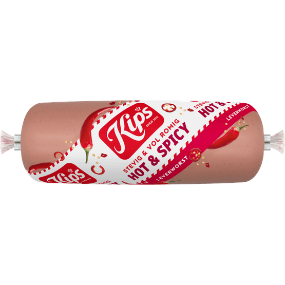 Kips Leverworst hot en spicy - Dirk