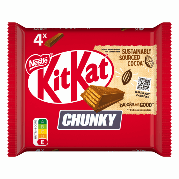 KitKat Chunky melk chocolade 4-pack - PLUS