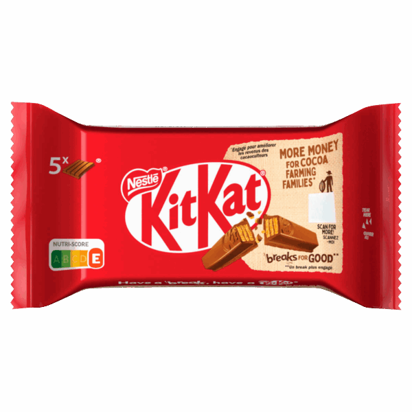 KitKat Melk chocolade 5-pack - PLUS