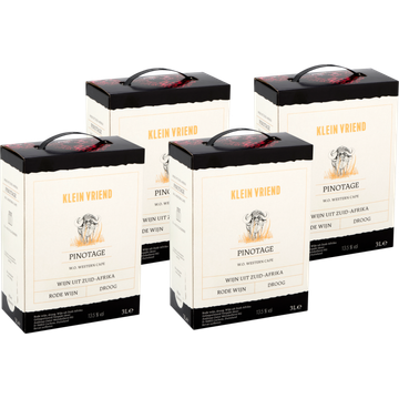 Klein Vriend - Pinotage - 4 x 3L - JUMBO