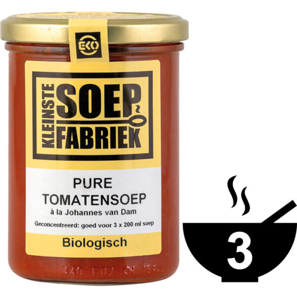 Kleinste Soepfabriek Pure Tomaten Soep Biologisch - Albert Heijn