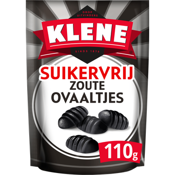 Klene Drop Zoute Ovaaltjes Suikervrij - JUMBO