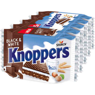 Knoppers Black & White Wafel - JUMBO