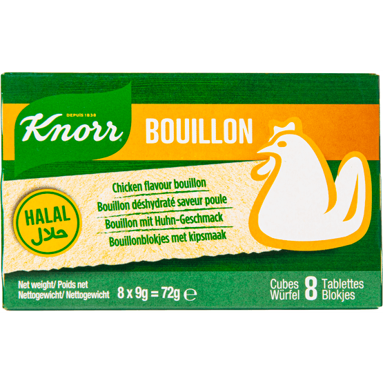 Knorr Bouillonblokjes kip halal - Dirk