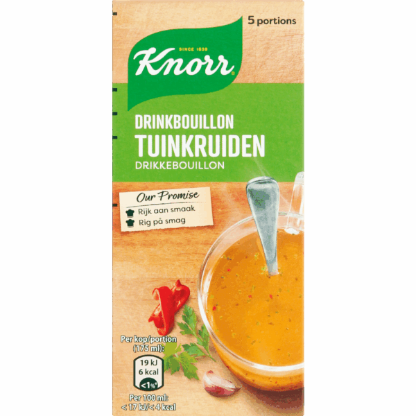 Knorr Drinkbouillon Tuinkruiden - PLUS