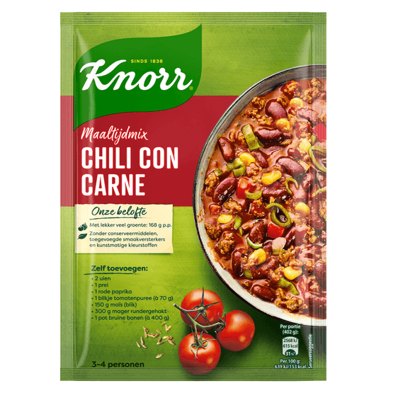 Knorr Kruidenmix chili con carne - Dirk