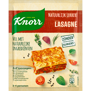 Knorr Natuurlijk Lekker! Maaltijdmix Lasagne - JUMBO