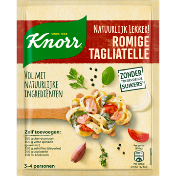 Knorr Natuurlijk Lekker! Maaltijdmix Romige Tagliatelle - JUMBO