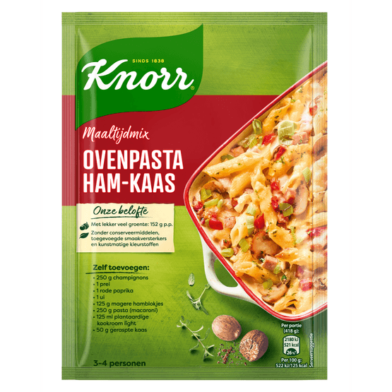 Knorr Ovenpasta ham-kaas - Dirk