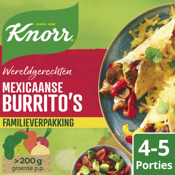 Knorr Wereldgerecht Mexicaanse Burritos XXL - Albert Heijn
