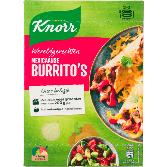 Knorr Wereldgerecht Mexicaanse Burritos - Dirk