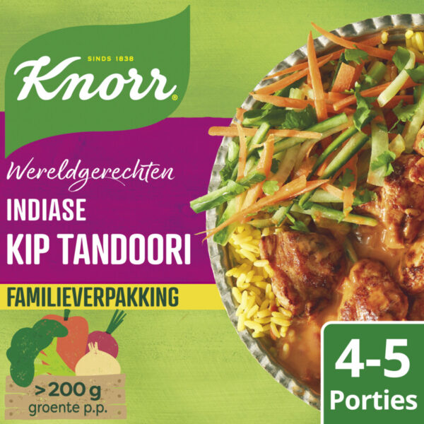 Knorr Wereldgerechten Indiase Kip Tandoori XL - Albert Heijn