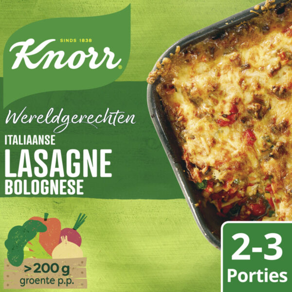 Knorr Wereldgerechten Lasagne Bolognese - Albert Heijn