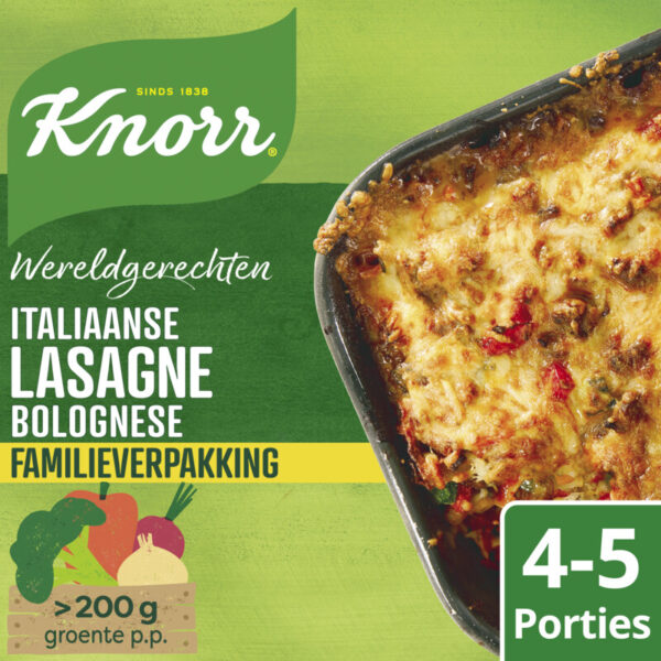 Knorr Wereldgerechten Lasagne Bolognese XL - Albert Heijn