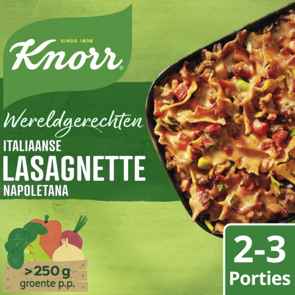 Knorr Wereldgerechten Lasagnette Napoletana - Albert Heijn