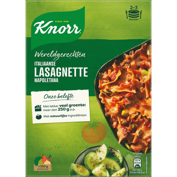 Knorr Wereldgerechten Lasagnette Napoletana Italiaanse - JUMBO
