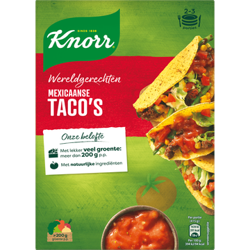 Knorr Wereldgerechten Maaltijdpakket Mexicaanse Taco's - JUMBO