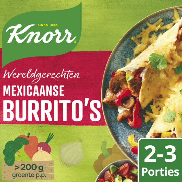 Knorr Wereldgerechten Mexicaanse Burritos - Albert Heijn
