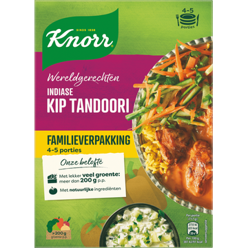 Knorr Wereldgerechten Tandoori XXL Indiase Kip - JUMBO