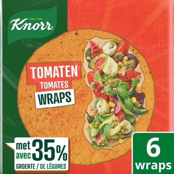 Knorr Wraps Tomaten 6 stuks - JUMBO