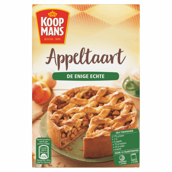 Koopmans Appeltaart bakmix - PLUS
