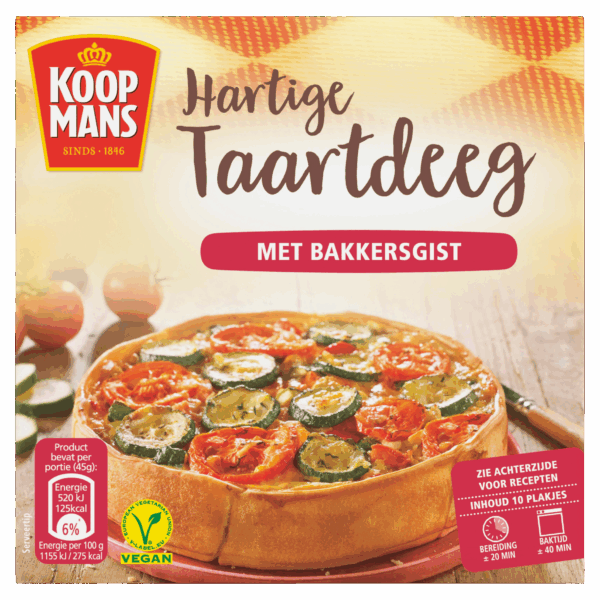 Koopmans Hartige Taartdeeg - PLUS