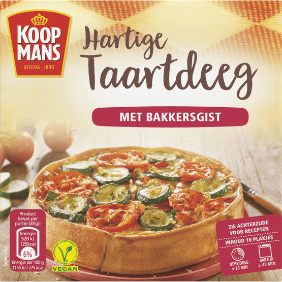 Koopmans Hartige taart deegbladeren - Dirk