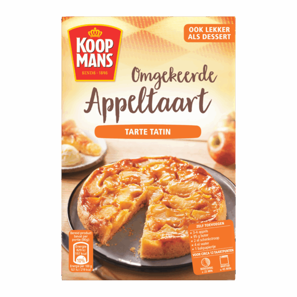 Koopmans Omgekeerde Appeltaart Bakmix - PLUS