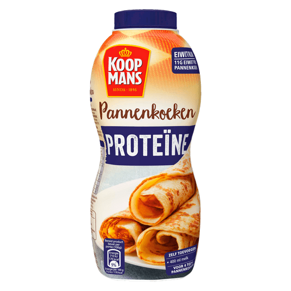Koopmans Pannenkoekenmix Proteïne Schudfles - PLUS