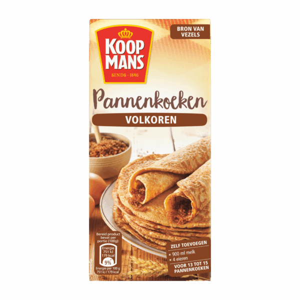 Koopmans Pannenkoekenmix Volkoren - PLUS