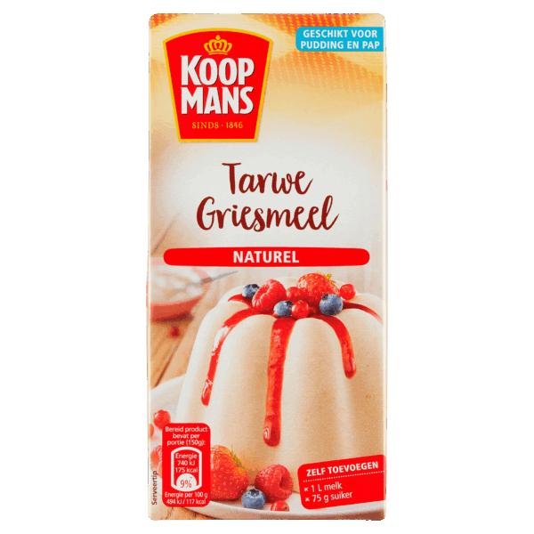 Koopmans Tarwegriesmeel - PLUS