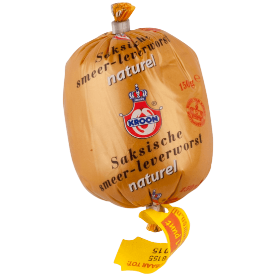 Kroon Saksische smeerleverworst naturel - Dirk