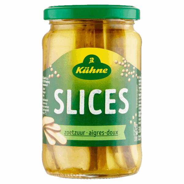 Kuhne Augurken slices zoetzuur - PLUS