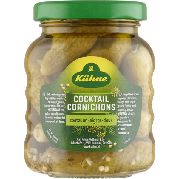 Kühne Cocktail Cornichons Zoetzuur - Albert Heijn