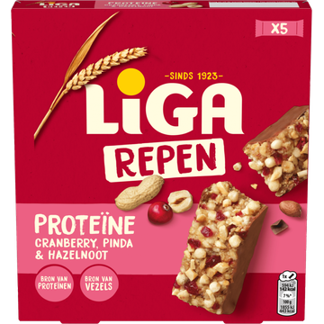 LIGA Proteinereep Cranberry Noot Hazelnoot - JUMBO
