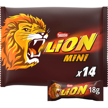 LION Mini melkchocolade uitdeelzak - JUMBO