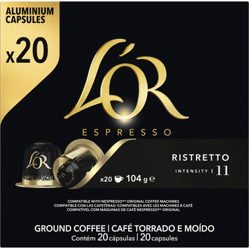 L'OR Espresso Ristretto Koffiecups Voordeelpak 20 Stuks - JUMBO