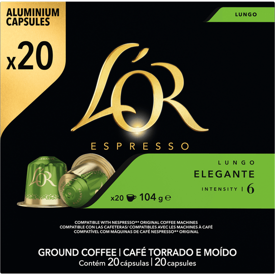 L'Or Lungo Elegante Koffiecups voordeelpak - Dirk