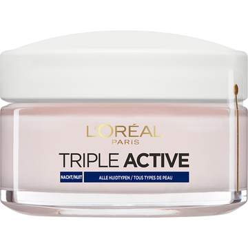 L'Oréal Paris Triple Active Hydraterende Nacht Crème - JUMBO
