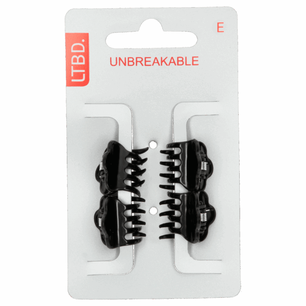 LTBD Haarklem Nylon Zwart - PLUS