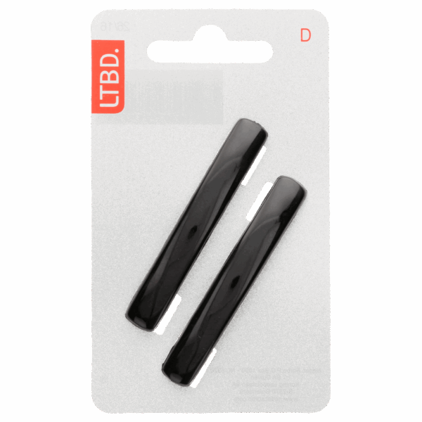 LTBD Haarspeld 2 klein zwart plastic - PLUS