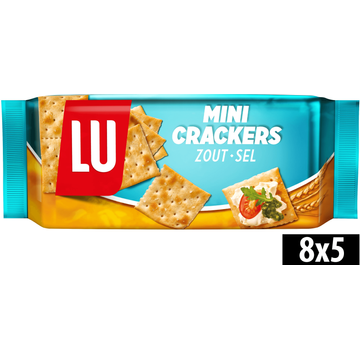 LU Mini Crackers Zout 8 x 5 Stuks - JUMBO