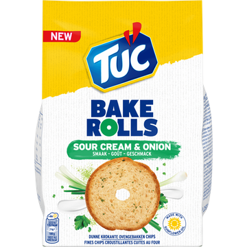 LU TUC Bake Rolls Sour Cream & Onion - JUMBO