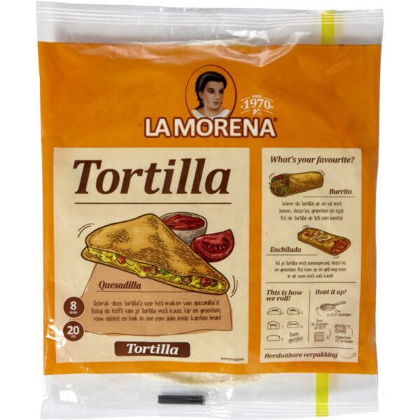 La Morena Tortilla Wraps Original Medium - Albert Heijn