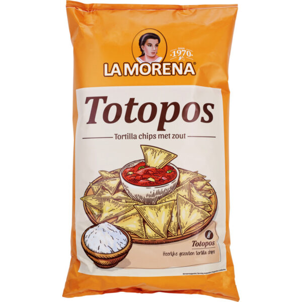 La Morena Totopos Tortilla Chips met Zout - Albert Heijn