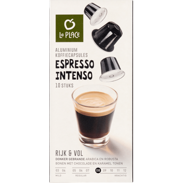 La Place Koffiecups Espresso Intenso 10 Stuks - JUMBO