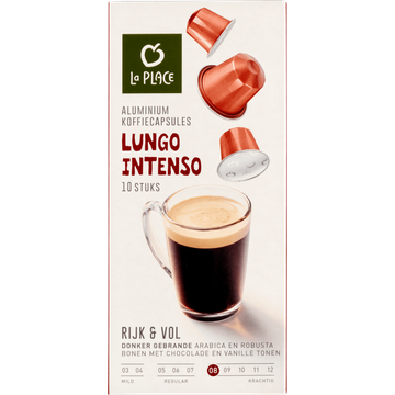 La Place Lungo Intenso Koffiecups 10 Stuks - JUMBO