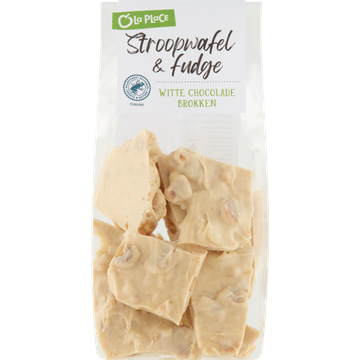 La Place Stroopwafel & Fudge Witte Chocolade Brokken - JUMBO