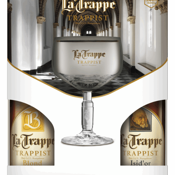 La Trappe 4x33cl + glas (Blond