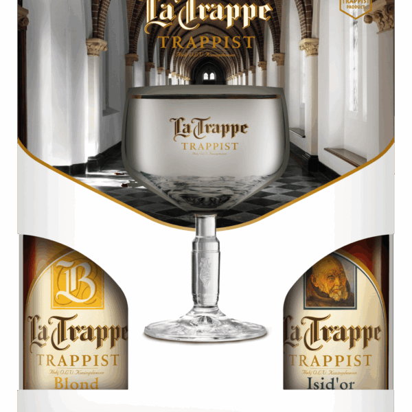 La Trappe 4x33cl + glas Dubbel